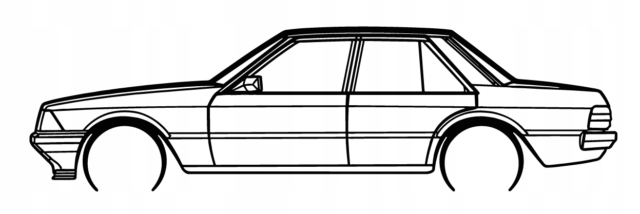 nástěnná dekorace Obraz do auta Ford Fairmont 1981