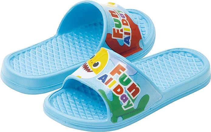 KLAPKI BASENOWE DZIECIĘCE PIANKOWE BABYSHARK CHŁOPIĘCE PLAŻOWE LEKKIE 26/27 Bohater Baby Shark