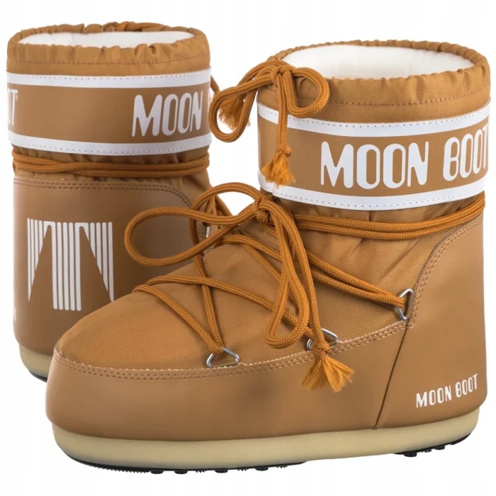 Boty Sněhule Moon Boot Icon Low Nylon Cognac 1409340 M008 Hnědé