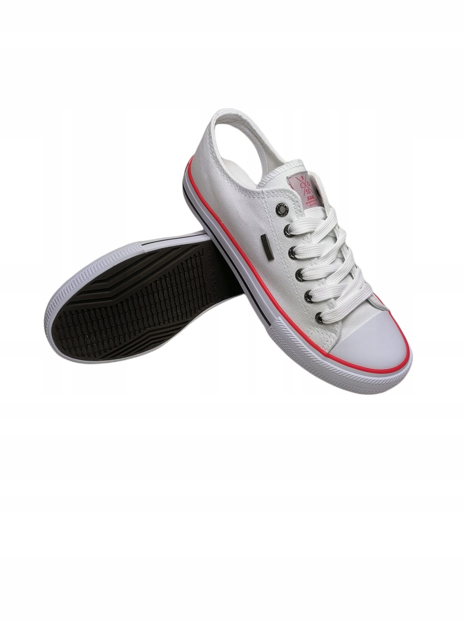 

Trampki białe Cross Jeans JJ2R4009C 36 Klasyk