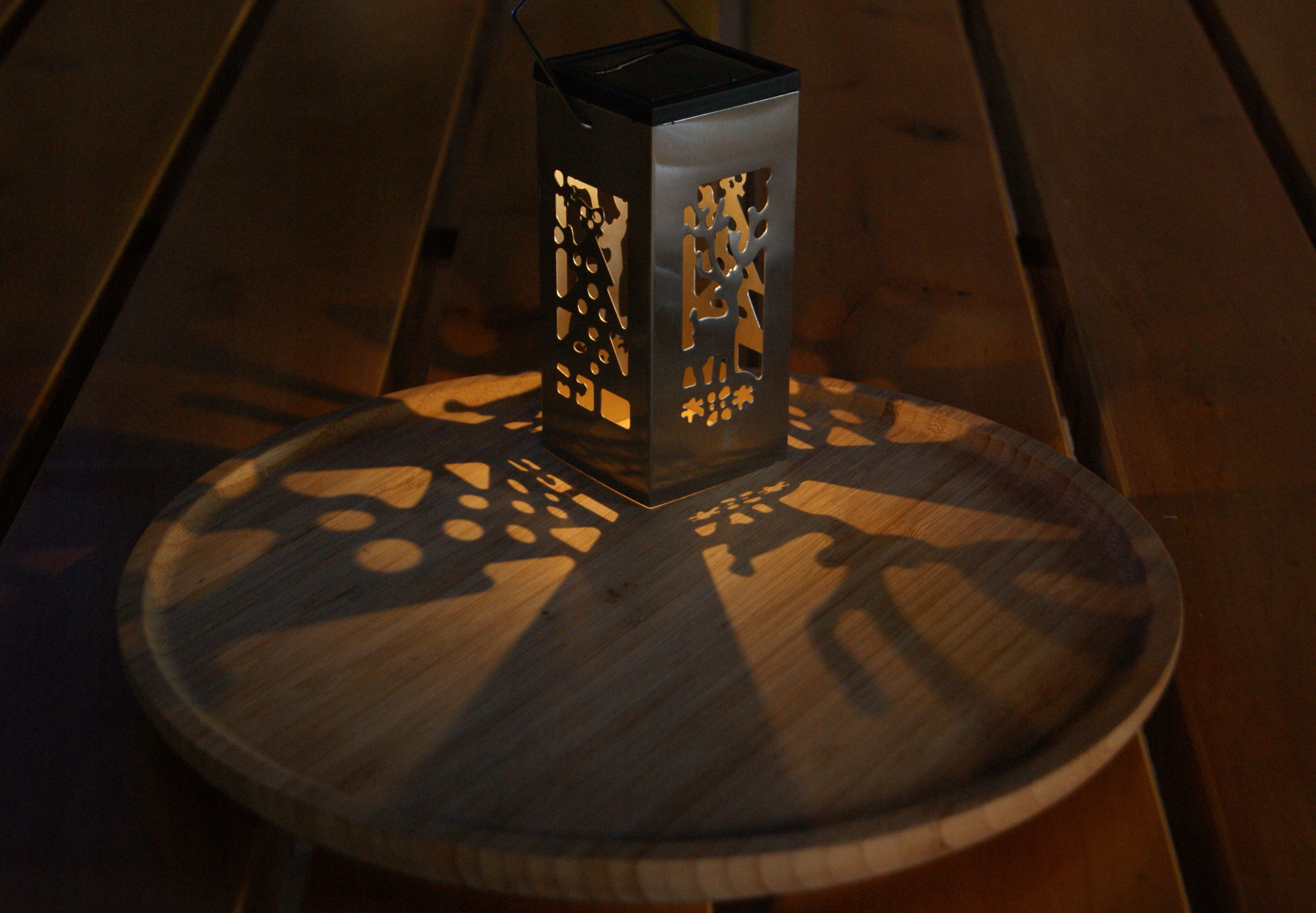 LAMPION ŚWIĄTECZNY 2w1 CHOINKA RENIFER EFEKT CIENI Kod producenta 33085