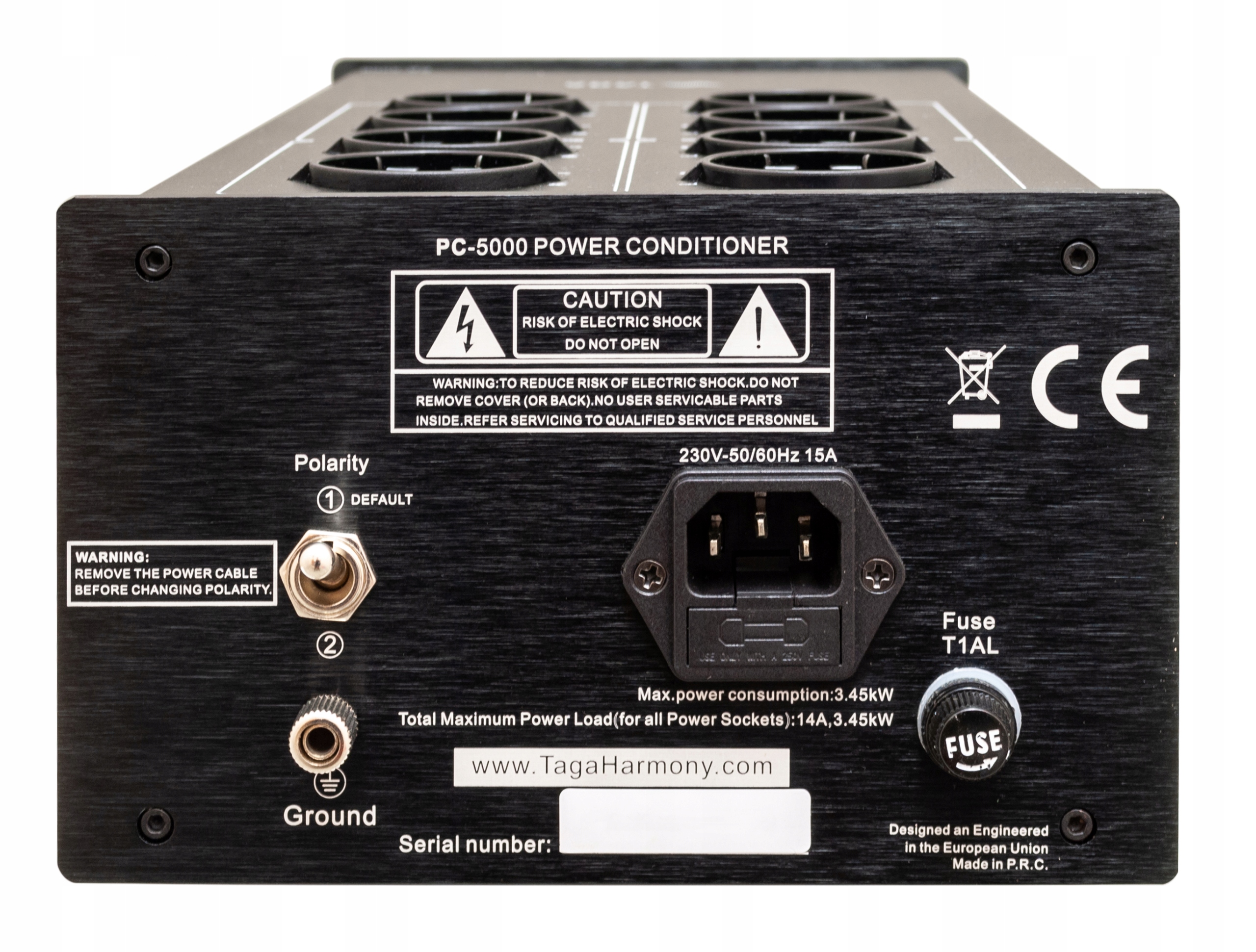 TAGA HARMONY PC-5000 - Kondycjoner sieciowy CZARNY Model PC-5000