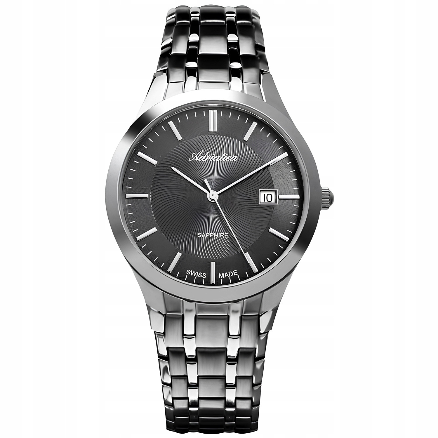 Pánské Hodinky Adriatica A1236.S116Q šedý náramek