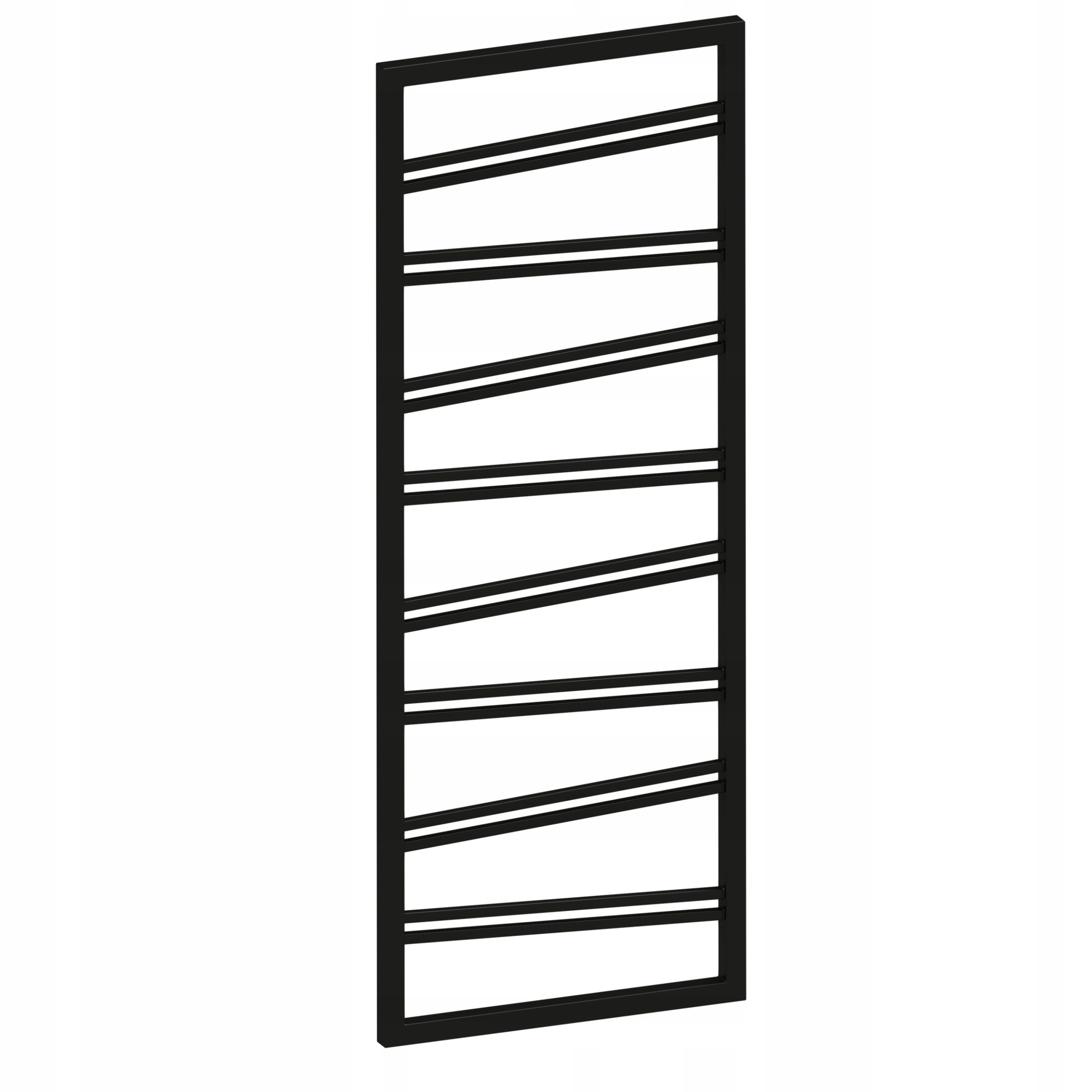 Dekoratívny Radiátor Toledo H1400 L530 Čierny