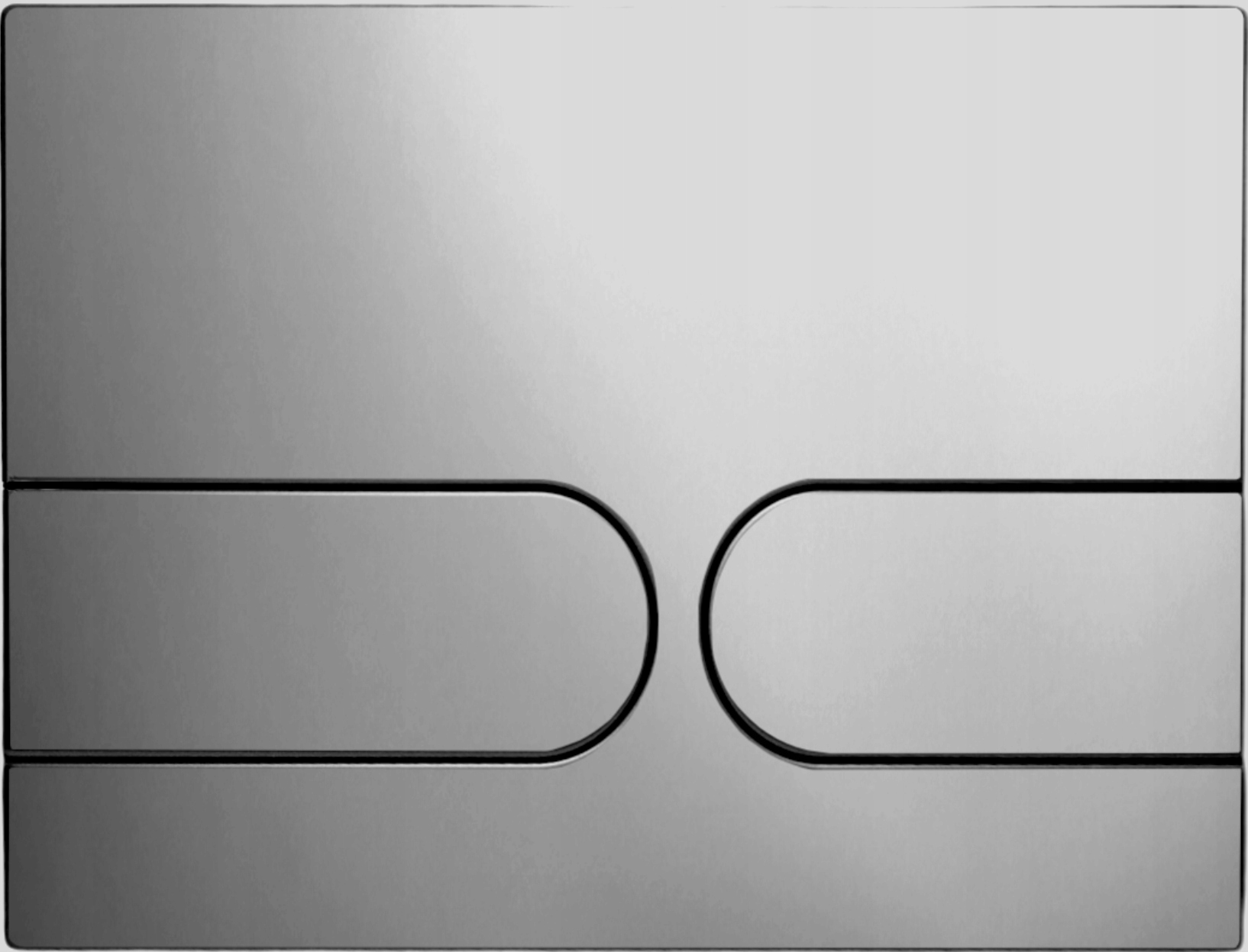 Oceľové splachovacie tlačidlo T3 chróm pre Wc rošt Jomo Werit Jomo Tech