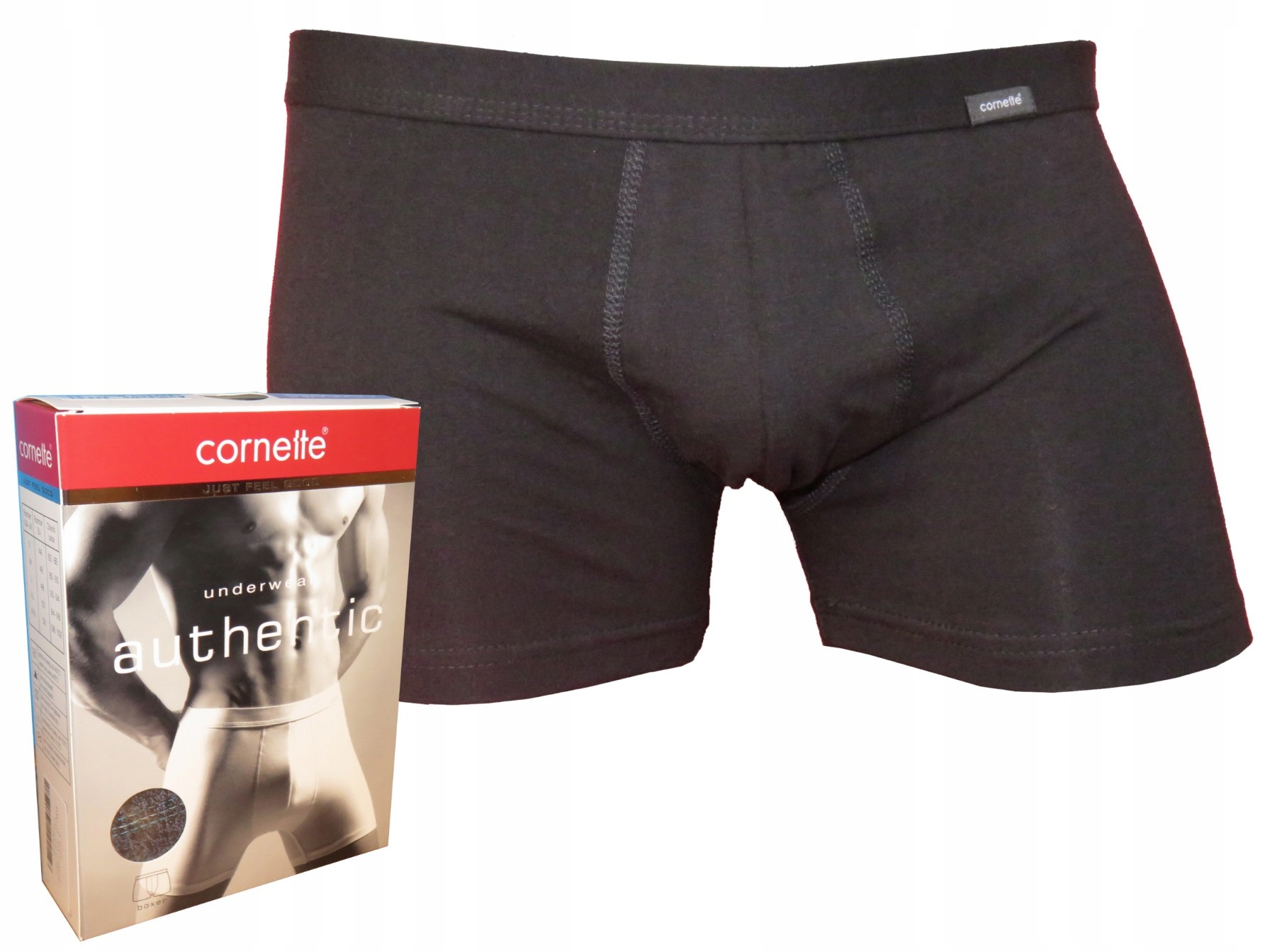 

Cornette szorty authentic Perfect Mini czarne L
