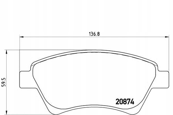 Brembo Brzdové Destičky Renault Megane II 02- Asistent řidiče #28