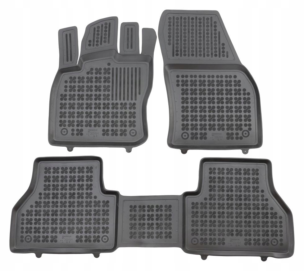 Gumové autokoberce, Vw Caddy, 2020- , 5 sedadiel