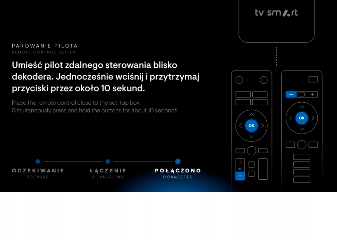 Pilot do dekoder Vectra SMART TV - PEŁNA KLAWIATURA - FUNKCJA BLUETOOTH Model smart4kfull