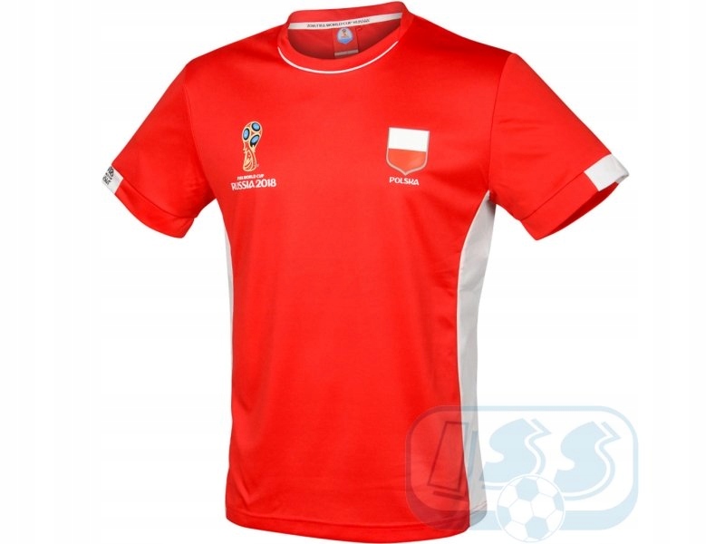 KOSZULKA POLSKA FIFA WORLD CUP 2018 CZERWONA L!