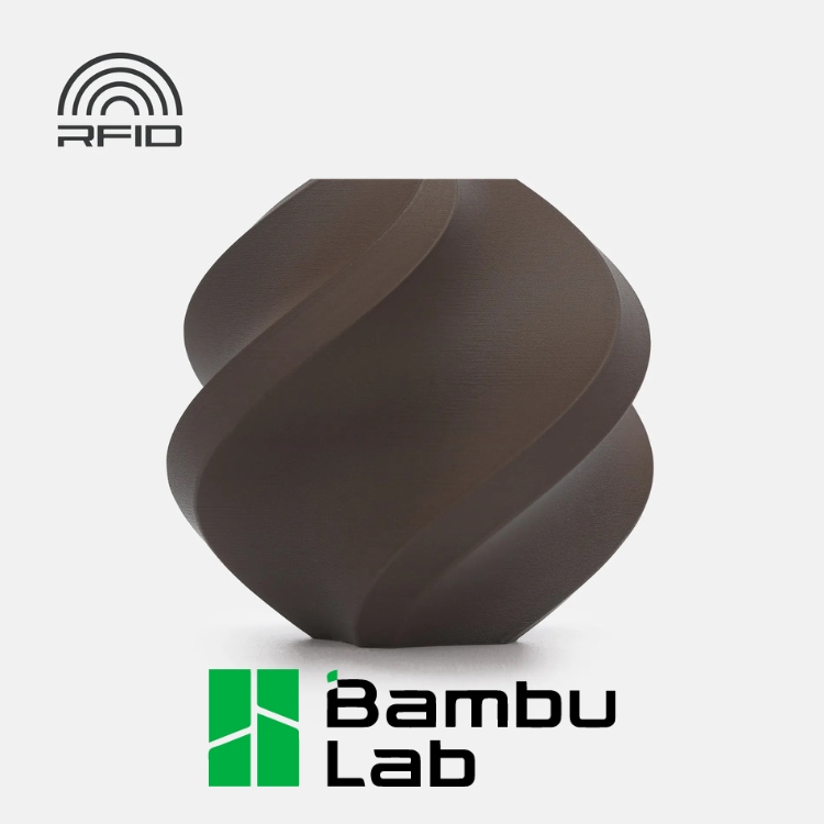 Filament Bambu Lab Refill PLA Matte 1,75mm 1kg - Dark Chocolate