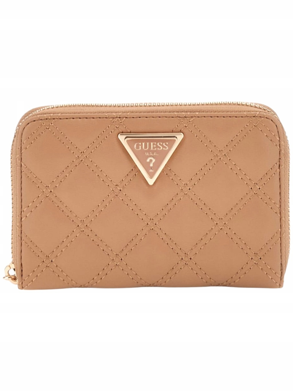 Guess Dámská Peněženka Giully Slg Medium Zip, Hnědá