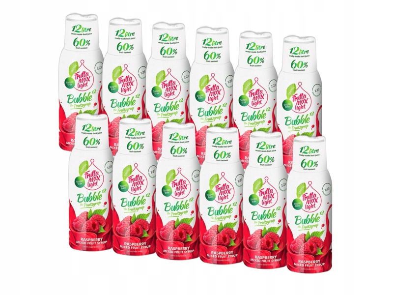 Syrop do saturatorów Fruttamax Malina Light 500 ml x 12