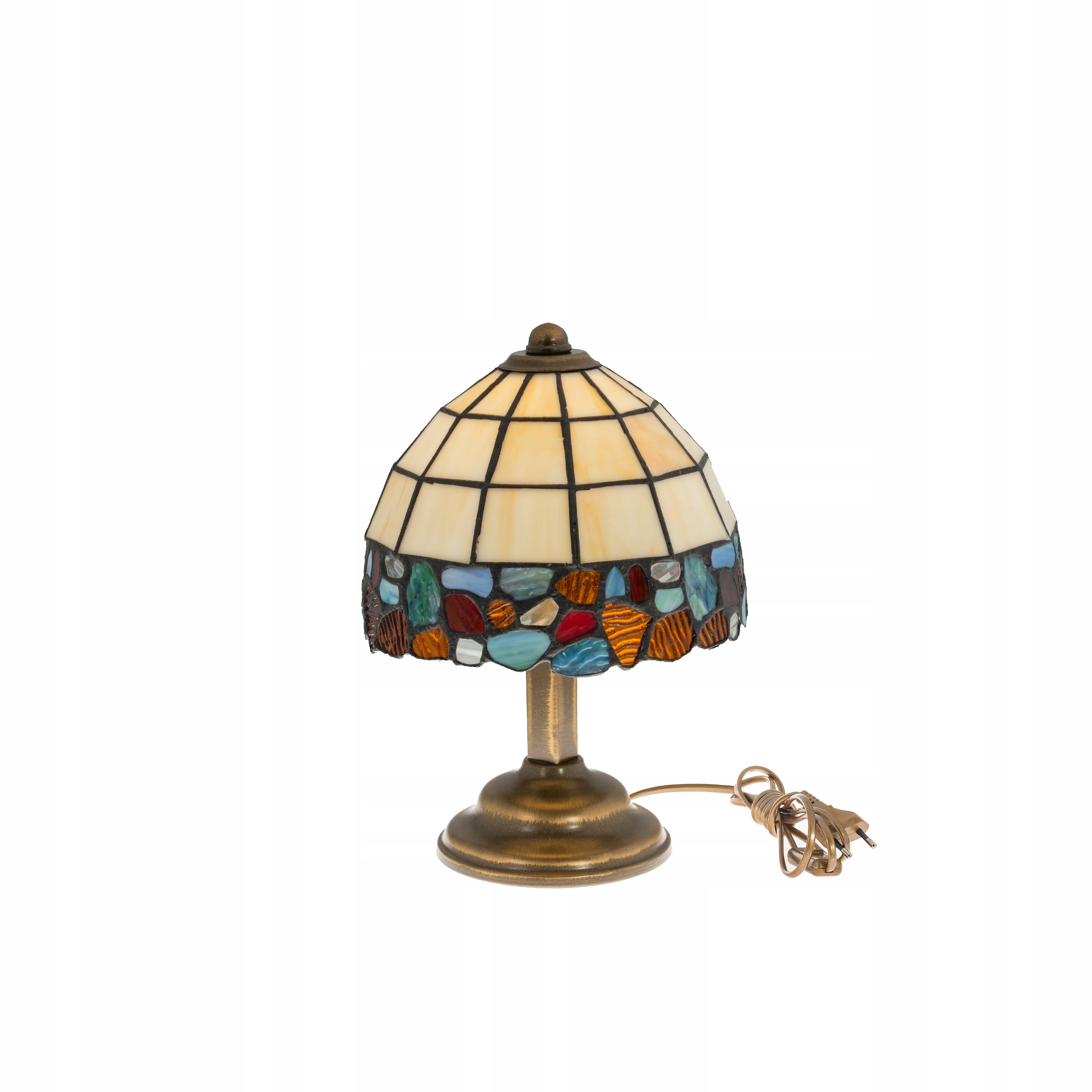 Stojaca Vitrážová Lampa Tiffany Do Kancelárie Do Pracovne Nočná Lampa Retro