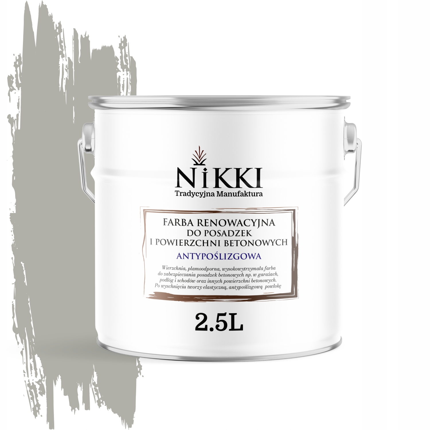 Renovačná Farba Na Podlahy Protišmyková Šedá Achátová Ral 7038 2,5 L