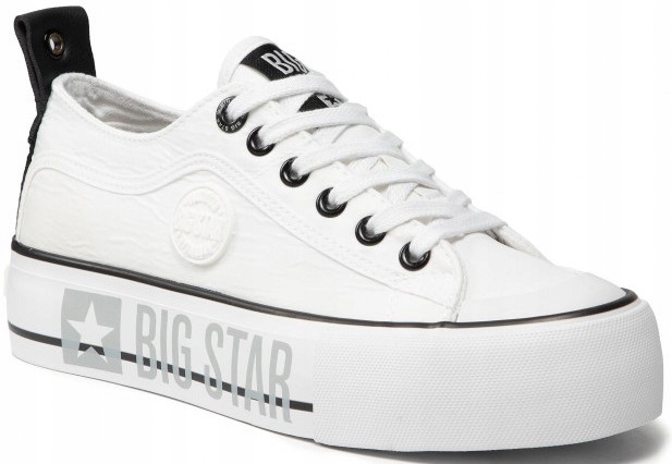 

Niskie Trampki Big Star Białe II274021 R37