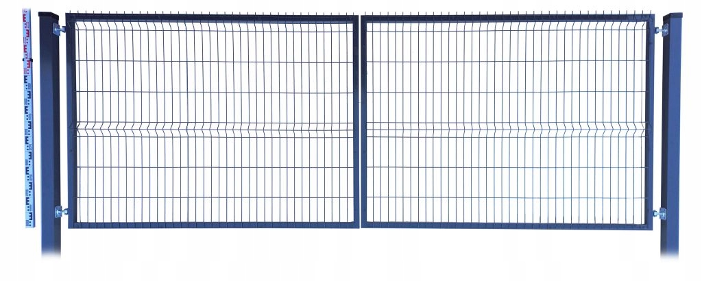 Panelová Brána 140 Cm antracit grafit dva Sloupky RAL7016 dvoukřídlá 143 cm