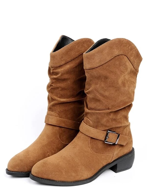 SHEIN ZAMSZOWE BOTKI KOWBOJKI NA OBCASIE 38 350 Rozmiar 38