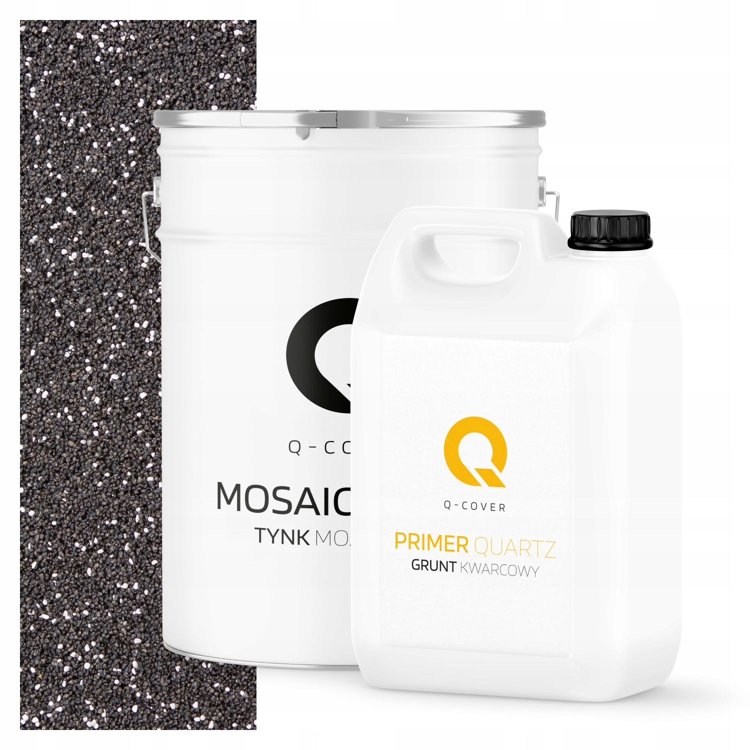 Mozaiková Omítka Černá S Bílou Barvou M43 Pryskyřičná Vnější 25 Kg Půda 6.6 m2