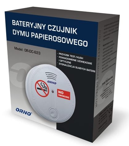 Czujnik DYMU Papierosowego Palenia Papierosów ORNO Kod producenta OR-DC-623