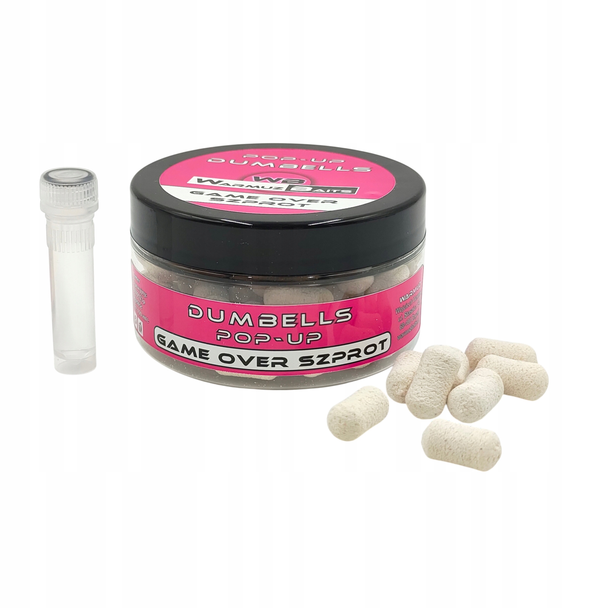 Warmuz Baits Game Over Szprot Kulki Pływające Pop Up 10mm Dumbells dopalacz