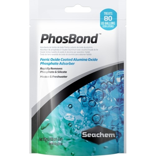 Seachem Phosbond 100ML Náplň Na Fosfáty PO4 Křemičitanový Absorbér