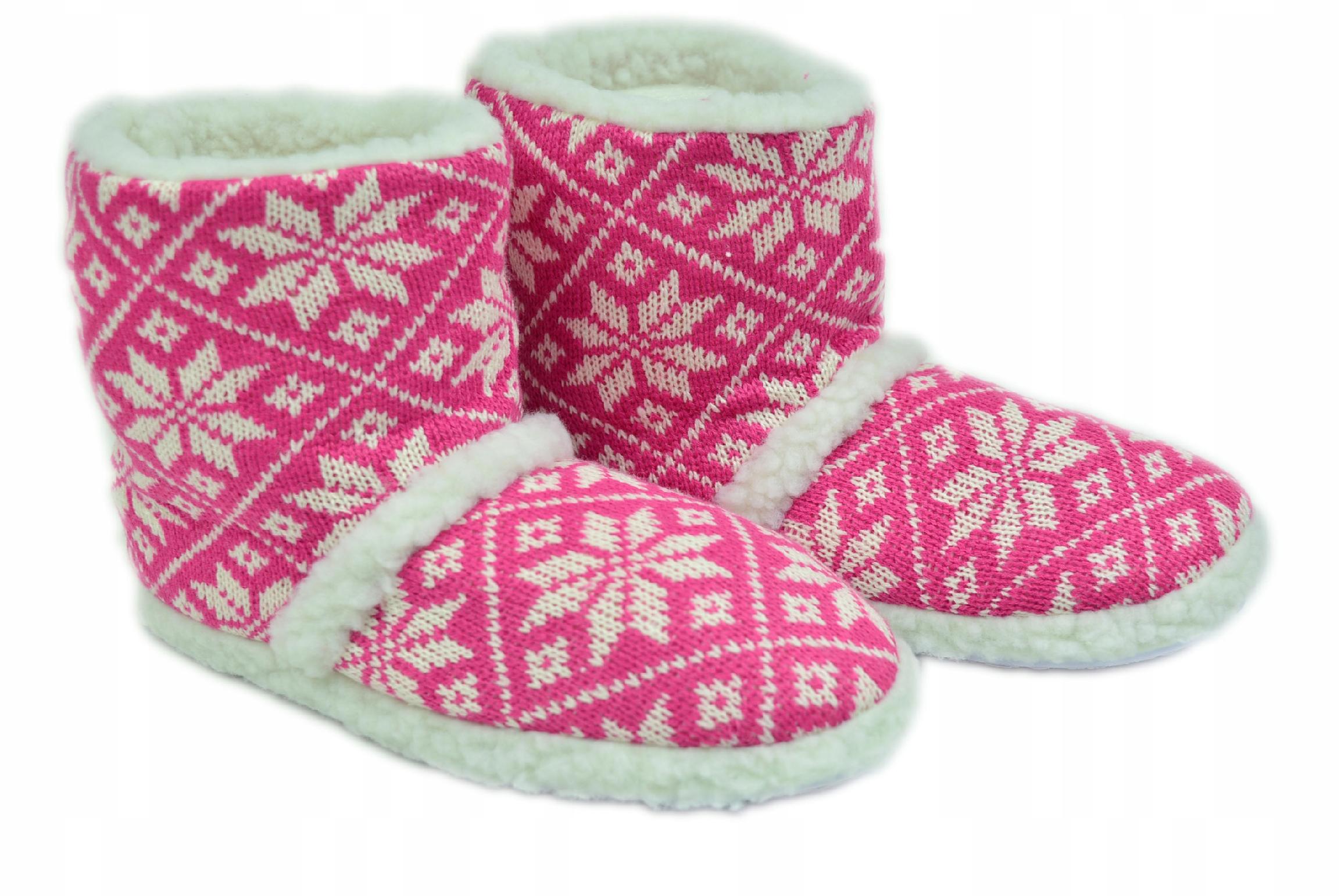 

Bambosze Walonki Kapcie Domowe Ciepłe Zima r 37/38