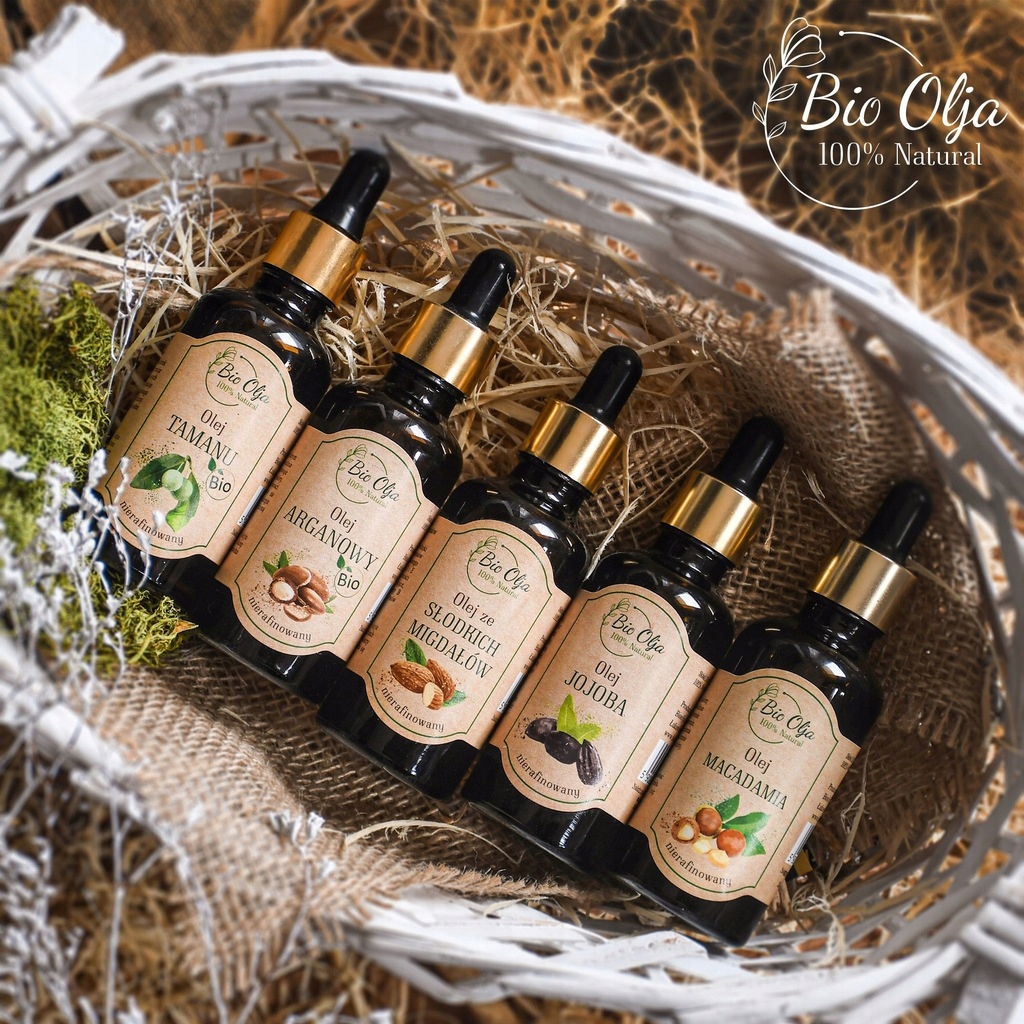 OLEJ JOJOBA Unrafined CP do Twarzy na Zmarszczki Regenerujący 50ml Opakowanie butelka z pipetą