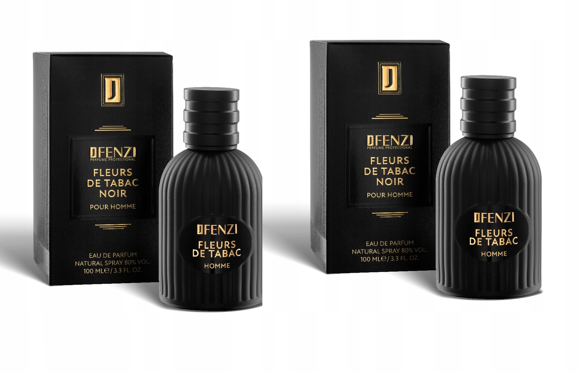 JFenzi Fleurs De Tabac Noir 2x100ml eau da parfum Set