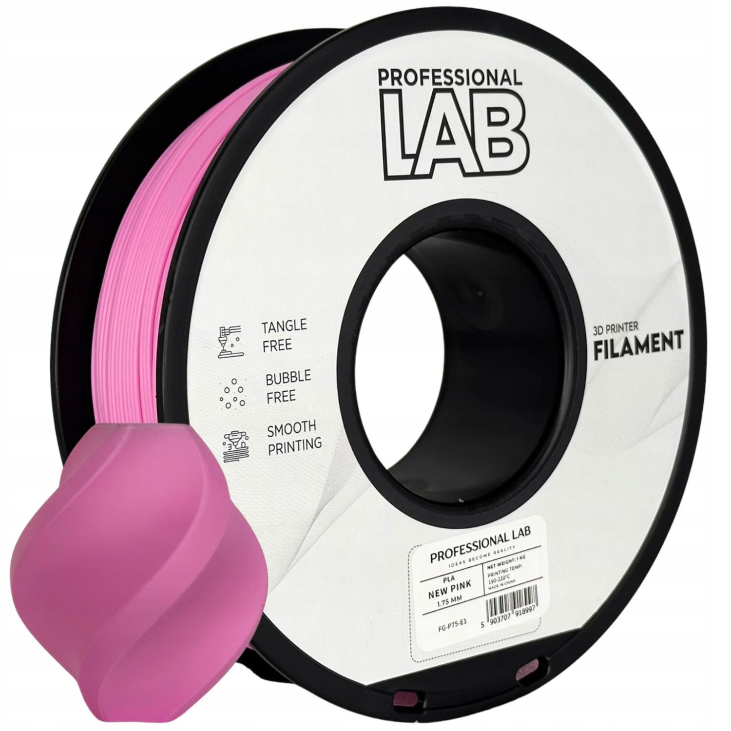 2 x Filament Smart Print Pla+ 1,75mm 1kg jasnoróżowy New Pink