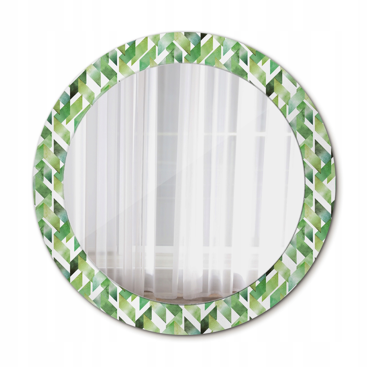Moderné okrúhle zrkadlo Jedľa 70 cm