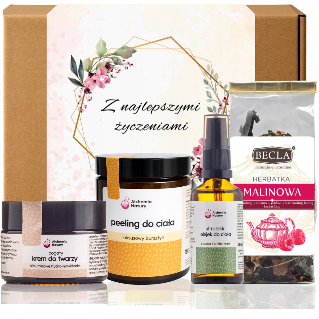 Pudełko Prezentowe Regionalne Podkarpackie Dary Natury Kosmetyki Herbatka