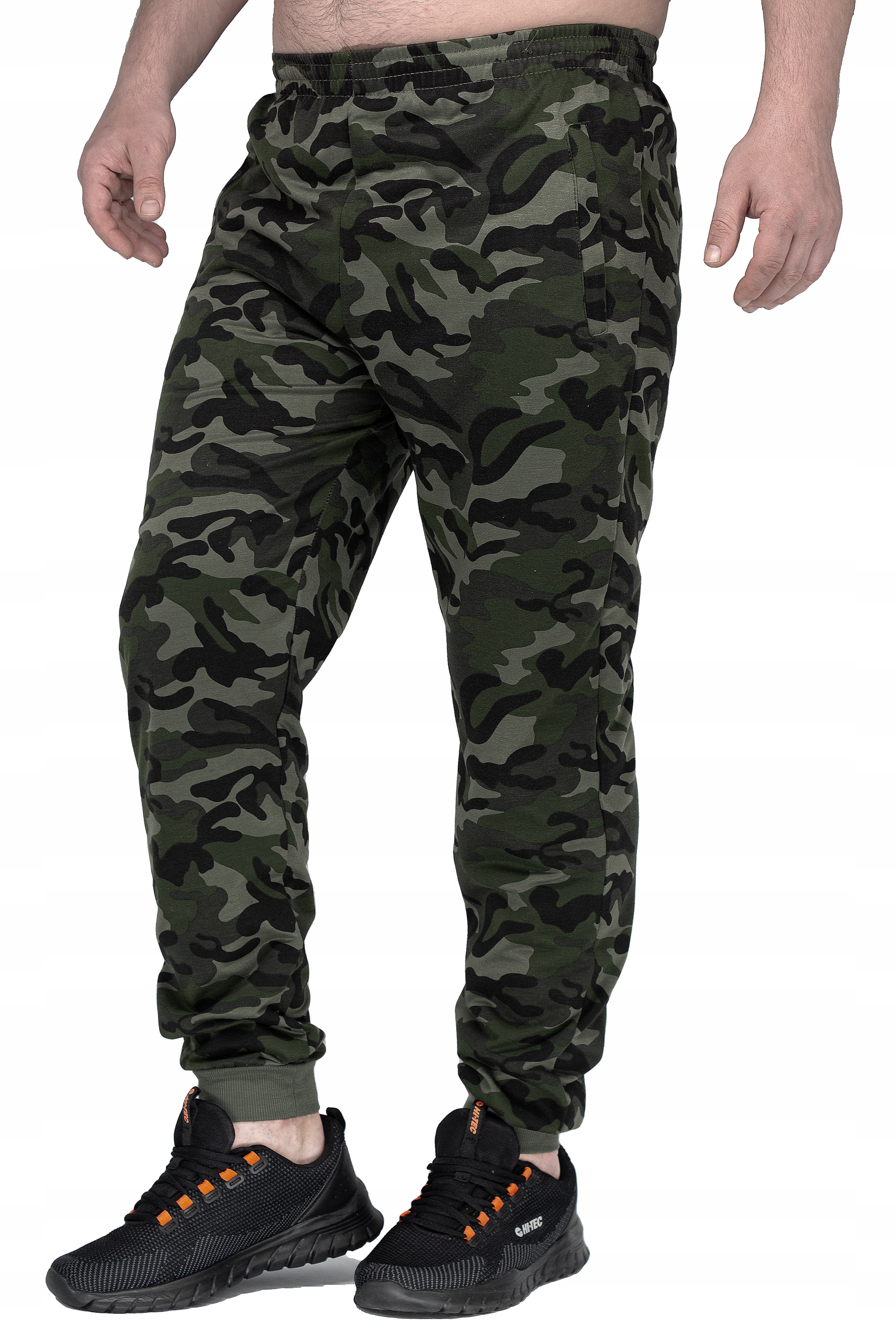 Spodnie Dresowe Sportowe Joggery Moro Y310 r.2XL Rozmiar XXL