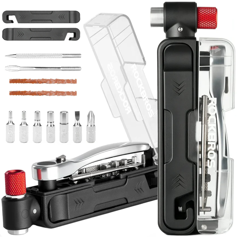 Zestaw Narzędzi Rowerowych Z Grzechotką Narzędzia Do Roweru Etui Naprawczy