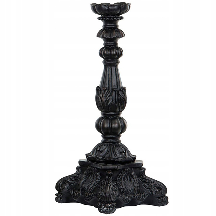Svícen Kandelabr Černý Vysoký 30 cm Do Obývacího Pokoje Domu Kandelabry Černý