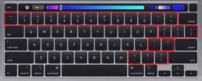 Polonizacja klawiatury Macbook Pro Retina A2141 A2289 A2251 polskie znaki