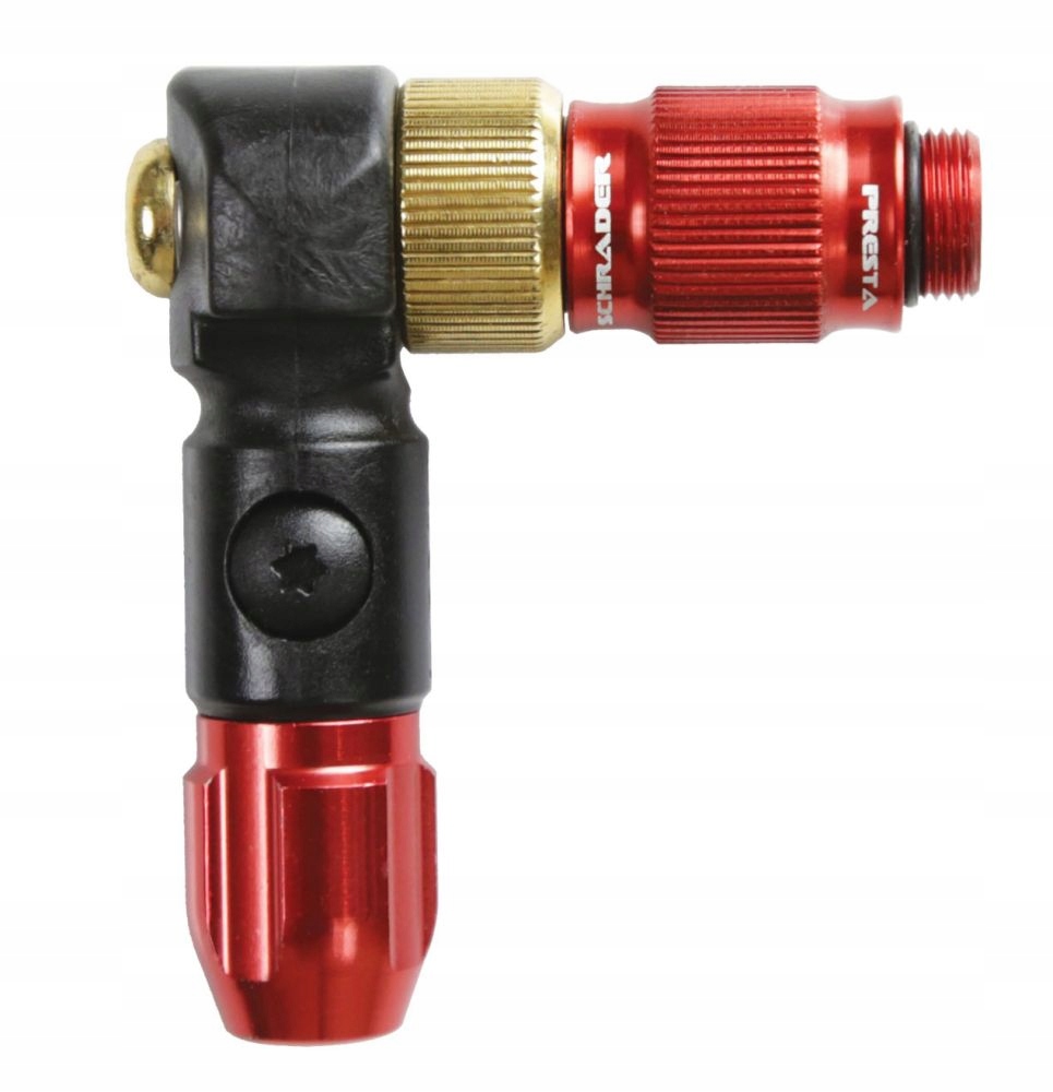 Lezyne końcówka pompki ABS-1 Pro Hp Chuck czerwona