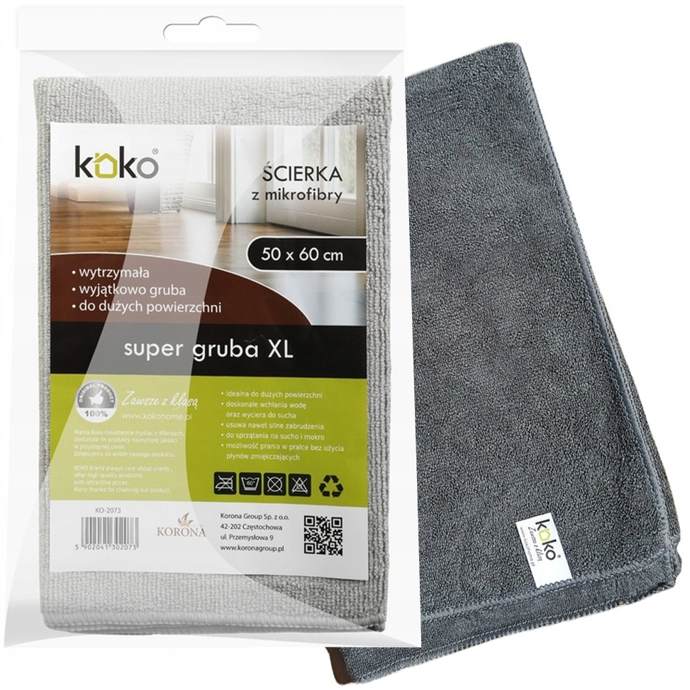 

Koko Ścierka Gruba Z Mikrofibry Podłoga 50X60 XL