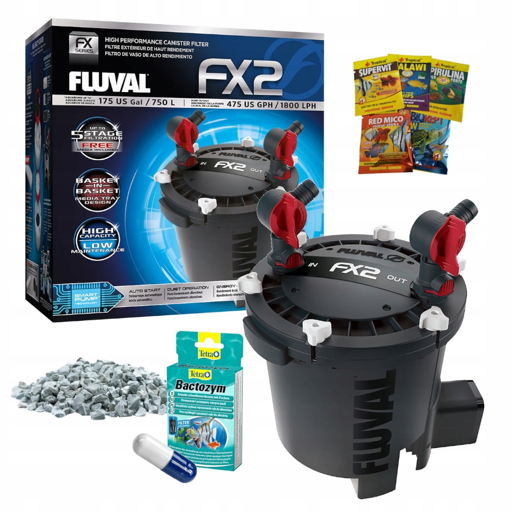 

Hagen Fluval FX-2 Filtr Zewnętrzny Do Akwarium 750