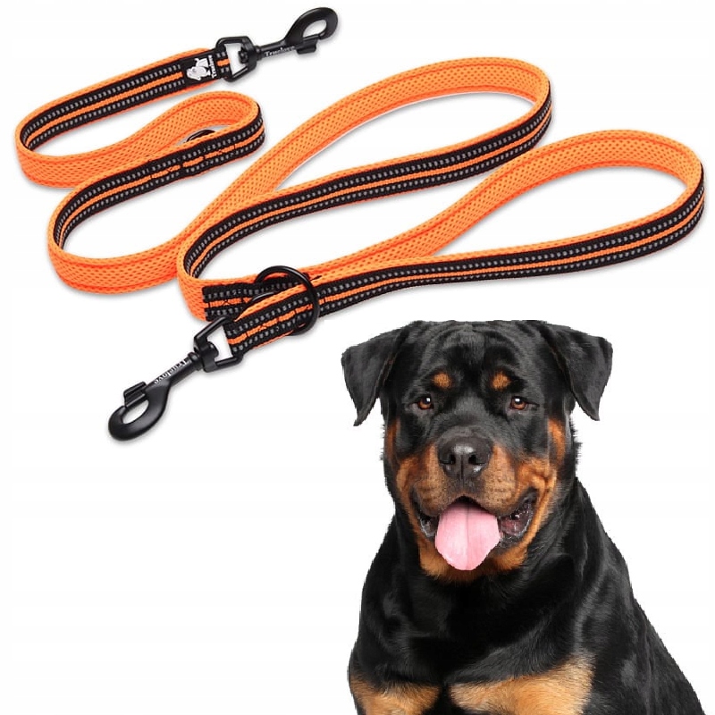 Levně Vodítko Pro Psa Přepínací Odrazka Truelove Active Pro+ 250 CM Oranžová L