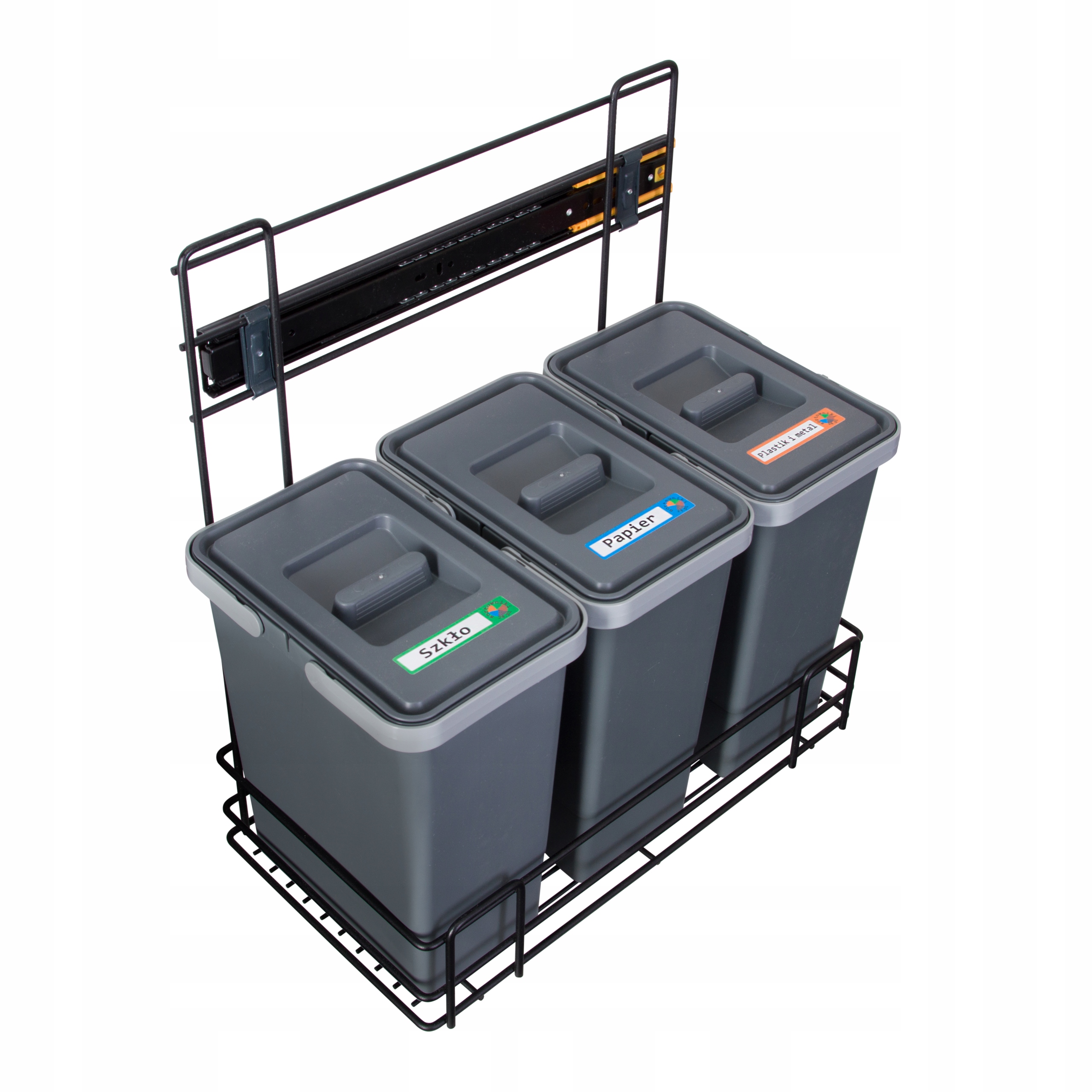 

Sortownik śmieci Slim 3x7 l do szafki 30 cm