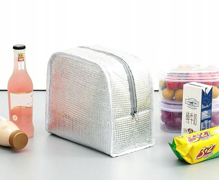 LUNCH BOX Torba termiczna śniadanie na obiad owoce Model E27