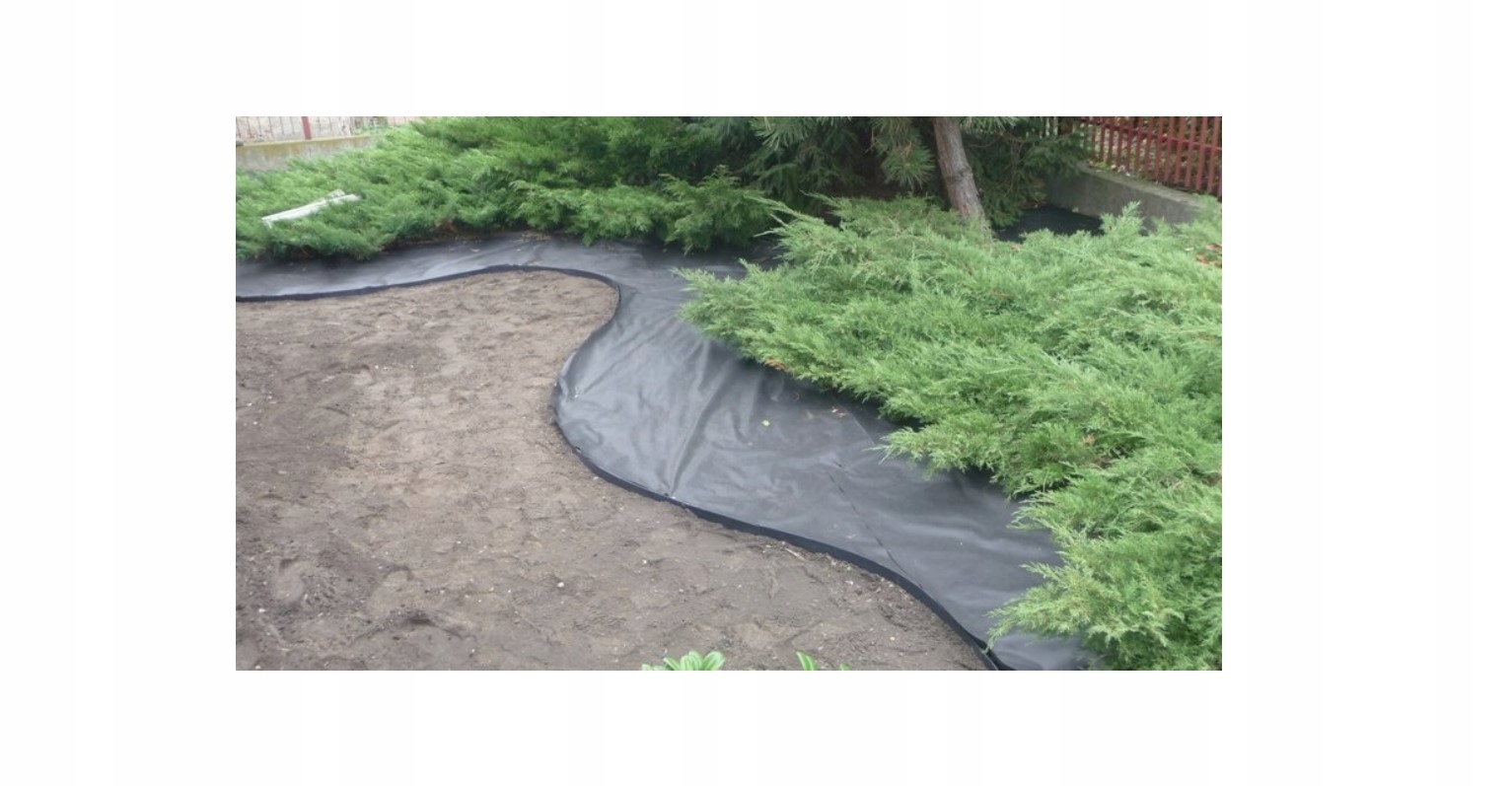 AGROWŁÓKNINA NA CHWASTY CZARNA GRUBA UV 1,6x5m 50g Producent GF Agro