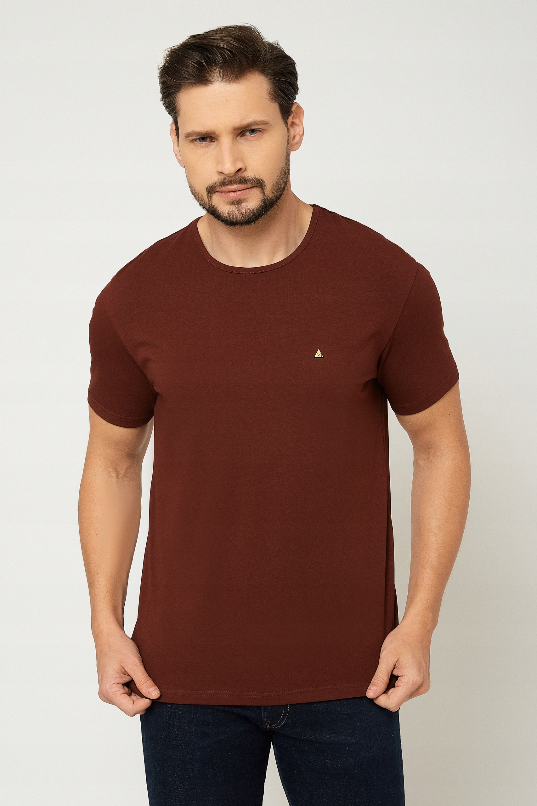 

Dopasowany T-shirt Koszulka Pod Marynarkę Hq XL