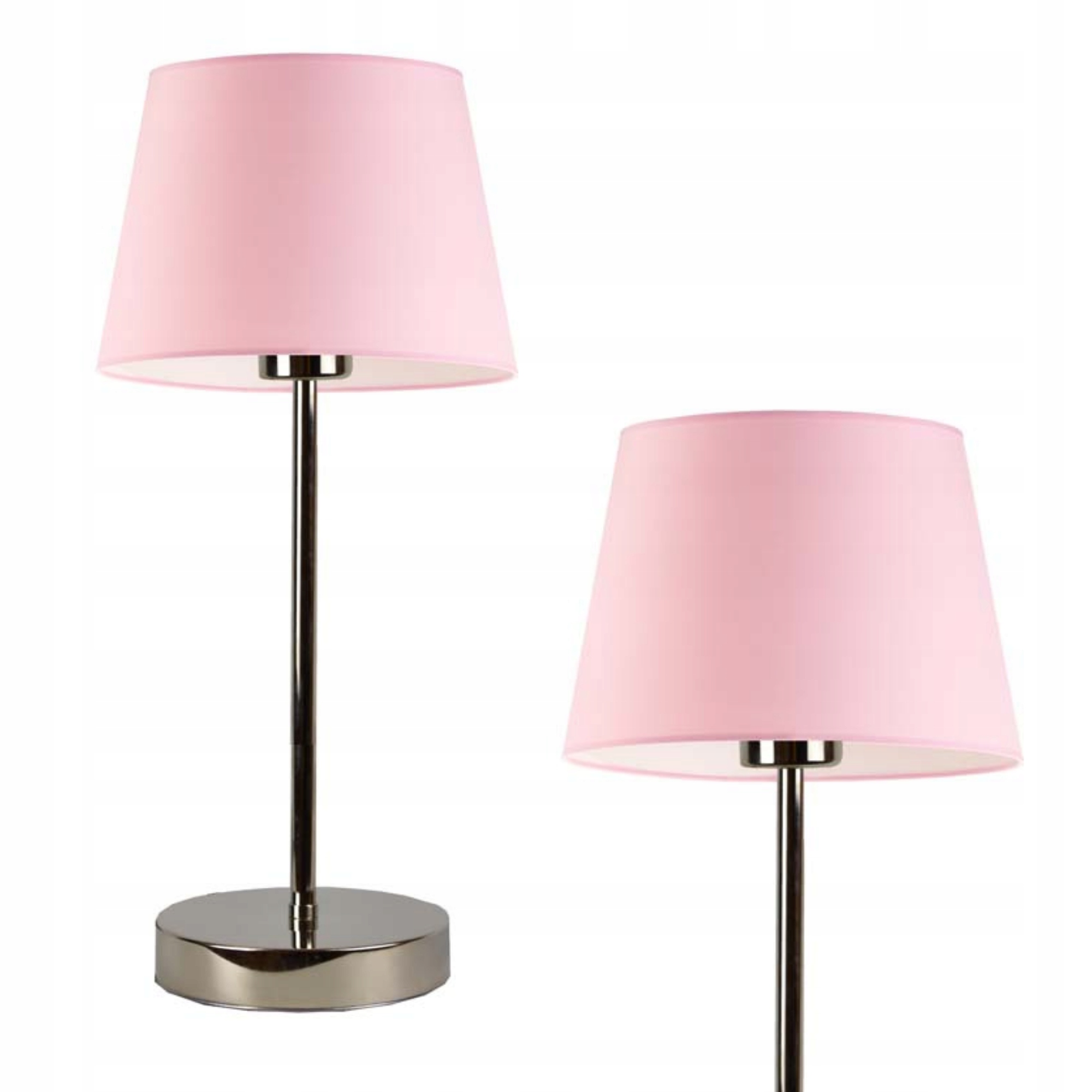 Lampka nocna biurkowa na stolik abażur stożek Led E27 dla dziecka