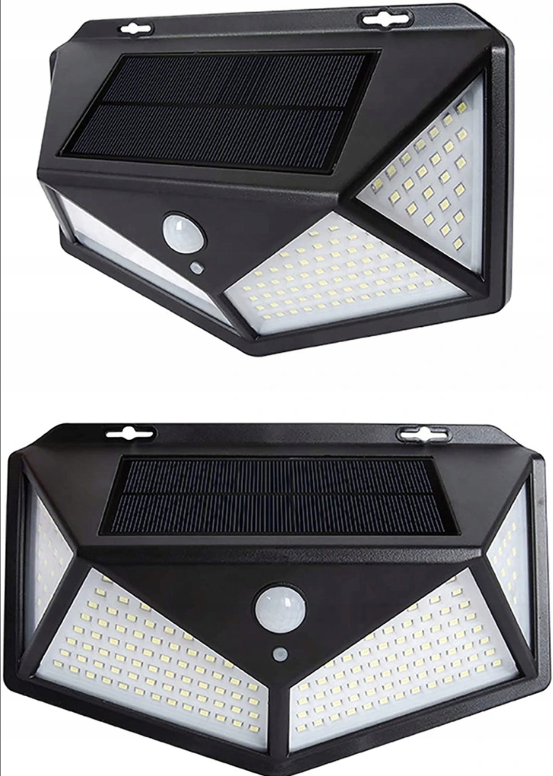 LAMPA SOLARNA LED 100 ULICZNA OGRODOWA ELEWACYJNA CZUJNIK RUCHU ZMIERZCHU Wysokość produktu 60 cm