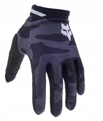 Motocyklové Rukavice Fox 180 Bnkr Černé Camo Pánské Enduro Černé