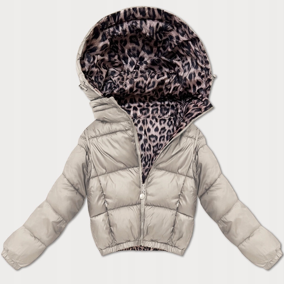 Pikovaná Bunda Kapuce 6001 Béžová XL (42)