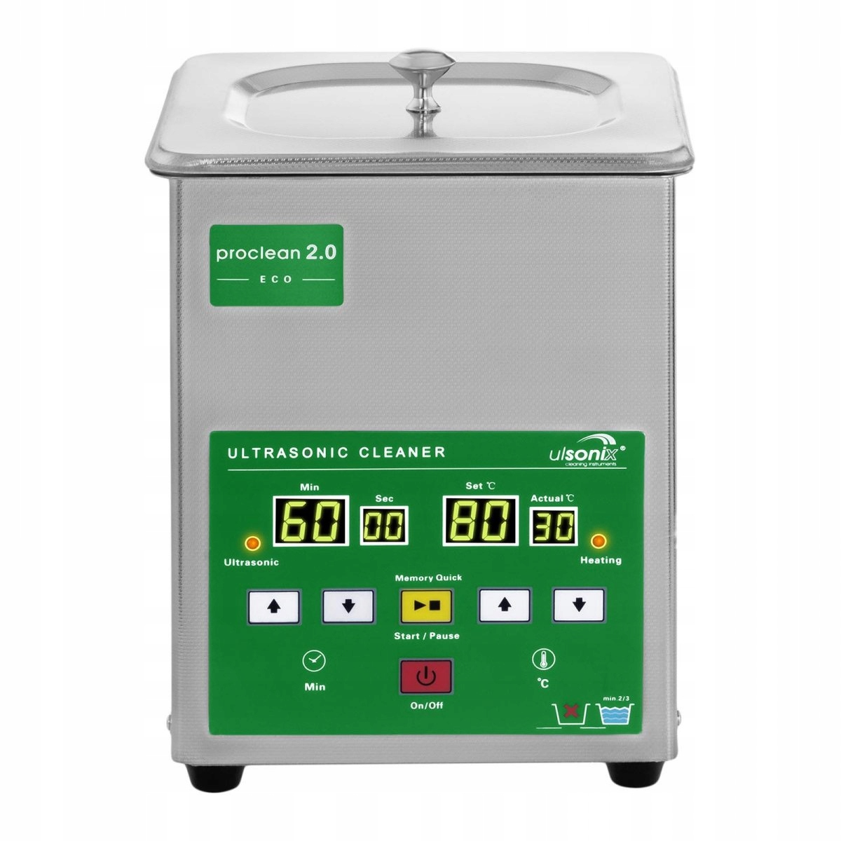Myjka ultradzwiekowa ULSONIX PROCLEAN 2 0 ECO Producent code 10050022