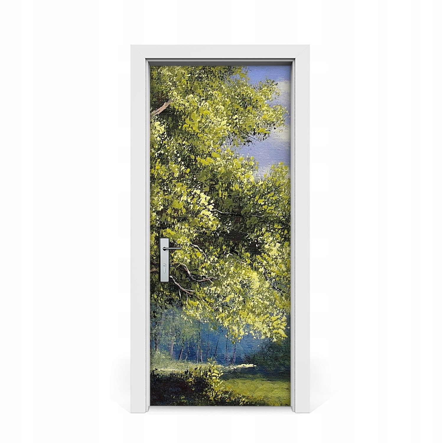 

Naklejka na drzwi Drzewo na skraju lasu 85x205